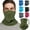Army Green, variant on Neck Gaiter Face Mask, Windproof Washable Face Covering, Adjustable Balaclava Bandana, for Men Women Skiing Snowboarding Motorcycling