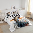 thumbnail image 3 of Erosebridal Rustic Fishing Bedding Full Comforter Set, Fish Hook Down Comforter, Farmhouse Animal Decor, 3-Piece, 3 of 7