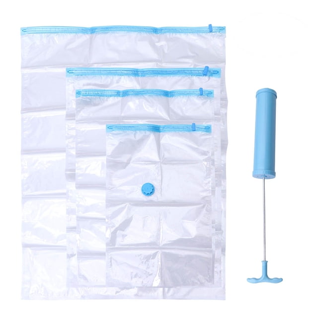 KAKOWELY 10Ud Bolsas De Vacío Reutilizables Para Ropa Y Con Bomba Manual Y Duradero