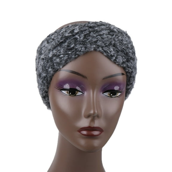 DRAFIDEEP 1 Set Wide Woolen Knitted Hair Band Headband for Women and Girls, Perfect for Parties and Daily Wear