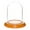 Oak Veneer Base, variant on Plymor 3" x 4" Glass Display Dome Cloche (Walnut Veneer Base)