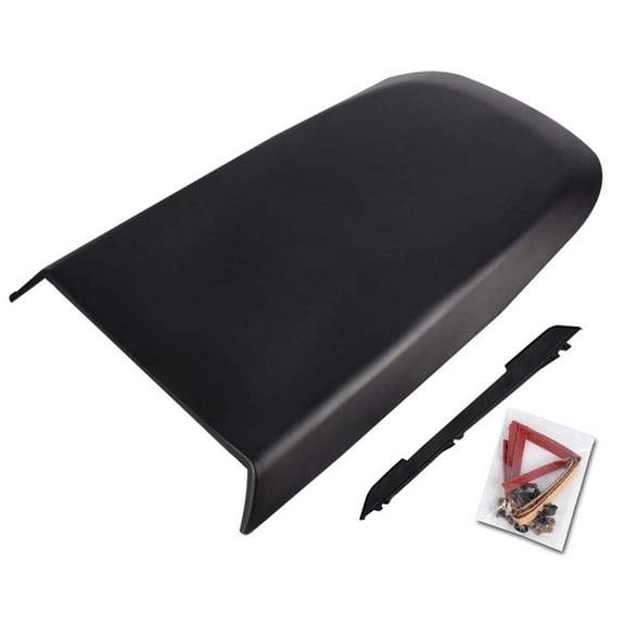 CROSSDESIGN Black Front Racing Style Air Vent Hood Scoop Fit for 2005-2009 Ford Mustang GT V8