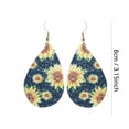 thumbnail image 2 of Fashionable Sunflower Earrings Modern Design Light Up Your Everyday Accessory For Daily And Party Outfits, 2 of 2