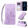 thumbnail image 3 of Funda Cartera GANGXUN con Diseño de Perrito en Relieve para iPhone 13 Pro Max , Protección 360° con Ranuras y Correa Desmontable, 3 of 6