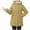 Khaki, variant on Women Long Thickened Down Puffer Coat Jacket, Maxi Length Long Sleeve Quilted Jackets with Hood, Hooded Padded Coats Warm Winter Outerwear Black 3xl