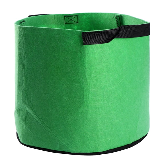 Zcyifa 3 Gallon Plant Grow Bags Non-woven Aeration Pots Container with Strap Handles for Nursery Garden and Planting - Green