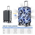 thumbnail image 6 of Fotbe Blue Lightning2 Luggage Cover Protector,Suitcase Protector,Scratch and Dirt Resistant,Fits 18-32 Inch Luggage-Small, 6 of 9
