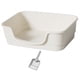 thumbnail image 5 of Cajas de arena para gatos, cuenco para arena tamizada, bandeja de arena universal antisalpicaduras para gatos, inodoro para gatos para todo tipo de blanco, 5 of 9