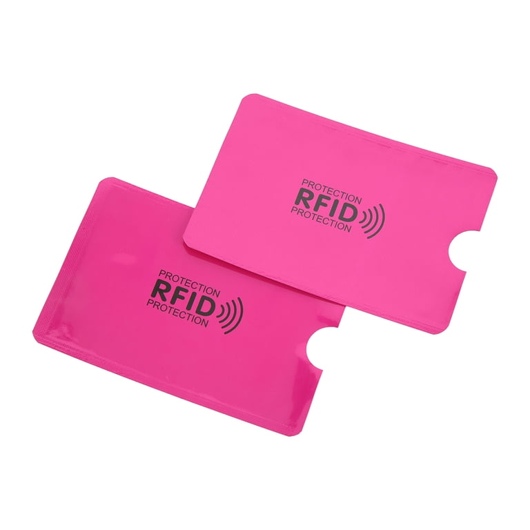 credit card anti scan sleeve Aigee 28 RFID Blocking Sleeves (24 Protector Holders in 12 colors & 4 Passport Protectors), Identity Theft Protection Secure for Credit Cards, Debit Card, 2pcs Clear Plastic Sleeve money cards 1Pc/Lot Anti Scan RFID NFC