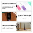 thumbnail image 3 of 6 pcs Cellphone Holder Keyrings Portable Phone Holder Mini Phone Holder Silicone Cellphone Stand, 3 of 6