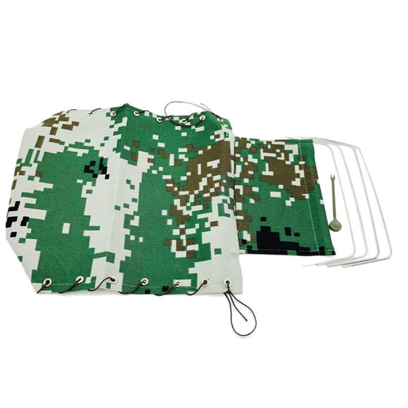 Housse de Capot de Camion en Toile Légère pour Voiture RC 1:16 pour WPL (B-16/B-16K Véhicule Militaire Roc) Accessoires Pièce de Rechange