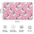 thumbnail image 3 of Pink French Bulldog Love Heart Bathroom Rugs Mat,Non Slip Microfiber Bathroom Rug,Rubber Backing,Soft Bathroom Mats for Bathroom Floor,Tub and Shower,17x30in(43x75cm), 3 of 5