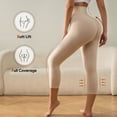 thumbnail image 2 of Athlemo Women High-Waisted Tummy Control Shapewear Capri Anti-Cellulite Leggings, 2 of 7