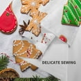 thumbnail image 4 of Balery Christmas Gingerbread Cookies Pattern Tapestry 60x51 Inches - Large Wall Hanging Tapestry for Bedroom, Living Room, Dorm Decor - Artistic and Aesthetic Room Decor, 4 of 9