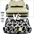 thumbnail image 6 of Yuyamidu Cow Print Golf Cart Seat Covers for 2 Seats Cute Golf Cart Seat Towel Blanket with Front Pockets Travel Sports Club Car Accessories Protect Your Golf Cart Seat, 6 of 8