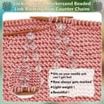 thumbnail image 4 of Acrylic Beaded Knitting Row Counter Chains Clear 19.7~22.9cm 3pcs/set, 4 of 6