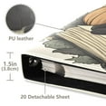 thumbnail image 3 of FORMRS 3 Ring Photo Album 4"x6" Self Adhesive Large Capacity PU Leather Cover, Beige Halloween Cat, 3 of 8