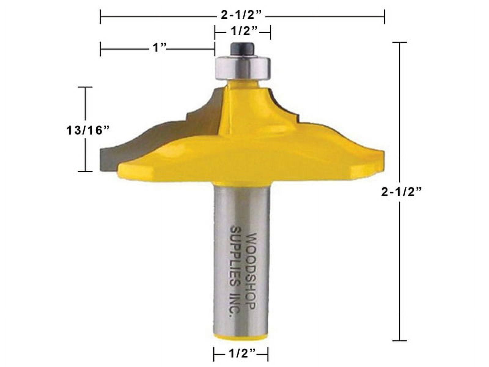 Molding and Edging Router Bit - Classical Ogee - 1/2" Shank - Yonico 13127