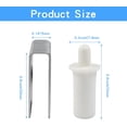 thumbnail image 4 of 20 Pack Shutter Repair Kit Plantation Shutter Repair Kit Replacement Tool Set Premium Tilt Rod Louvers Staples and Spring Loaded Shutter Pins for Efficient Shutter Repair, 4 of 5