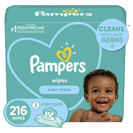 Pampers Fresh Baby Wipes - 216ct