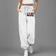 thumbnail image 2 of Pantalones de chándal anchos y rectos con forro polar para mujer - Pantalones de yoga de cintura alta con bolsillos para hacer ejercicio/uso informal (S-XXL), 2 of 4