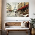 thumbnail image 3 of Elephant Stock Morning In Paris Wall Art - Horizontal Canvas Wall Art - Living Room Wall Decor - Places Canvas - Gray And Brown Decor By Avery Tillmon - 51" x 34", 3 of 8