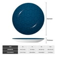 thumbnail image 2 of Honeii Dark Blue Print Elegant Bone China Decorative Plate, Porcelain Plate,Art Crafts,Ceramic Ornaments for Home Office Wall Decor-6in, 2 of 6