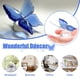 thumbnail image 5 of Mariposa voladora de cristal Yuarrent con base de bola de cristal azul hecha a mano, 5 of 6