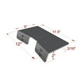 thumbnail image 3 of Kirkey 99212 Rear Seat Mount 3/16 Aluminum For Use With 09 16 36 38 39 41 47 55, 3 of 3