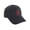 Charcoal, variant on Daxton Low Profile Adjustable Baseball Dad Hat Cap Old English Font Alphabet A to Z, Black Hat Red G