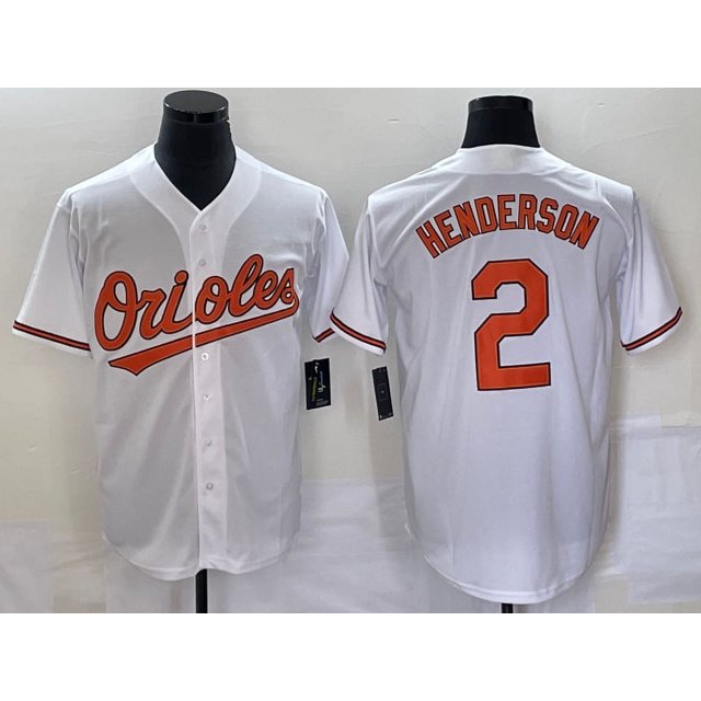 Baseball Jersey Orioles Jersey Fan Elite Edition Orioles 2# 35# Rutschman Copy Player Name Jersey