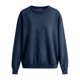 thumbnail image 5 of RKSTN Denim Sweatshirt for Women Oversized Crewneck Hoodless Sweatshirts Tops Womens Casual Solid Plus Size Round Neck Loose Comfy Long Sleeve T Shirt Fall Spring Clothes, 5 of 10