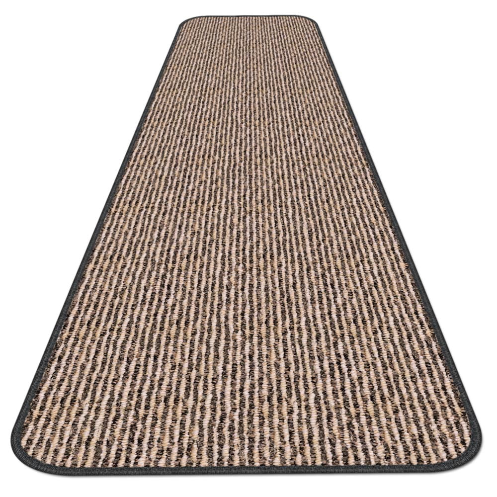 Skidresistant Carpet Runner Black Ripple 6 Ft. X 27 In. Many Other Sizes to Choose From