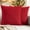 Red, variant on 16×16 Inch Decorative Throw Pillow Cover Set, Soft Plush Fabric, Textured Ribbed Block Pattern, Hidden Zipper Closure, For Sofa or Living Room, 2 Pack
