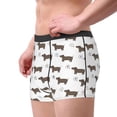 thumbnail image 2 of Disketp Dachshund Dog Puppy Men's Boxer Briefs,Soft and Breathable Cotton Underwear with ComfortFlex Waistband, 2 of 7