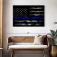 thumbnail image 3 of Elephant Stock Medical Heroes Flag Wall Art - Horizontal Canvas Wall Art - Living Room Wall Decor - Our America Canvas - Black And Gray Decor - 45" x 30", 3 of 8