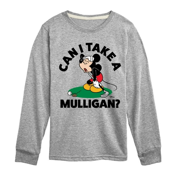 Disney - Can I Take A Mulligan - Toddler & Youth Long Sleeve Graphic T-Shirt
