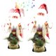 thumbnail image 1 of Figura de Papá Noel, adorno navideño de mesa, juguete infantil, regalo. Toca la guitarra, lleva gafas de sol, toca el violín, toca el saxofón, requiere 3 pilas AAA, decoración para festivales., 1 of 6