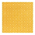 thumbnail image 3 of Unique Loom Trellis Shag Collection Area Rug - Ruth (10' Square Yellow/Ivory), 3 of 9
