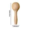 thumbnail image 4 of Wooden Baby Rattle Toy, Easy‑Grasp Ergonomic Handle, BPA‑Free Safe Natural Timber, Infant Sensory Teething Toy, Early Educational Hand Shaking Developmental Toy, for Newborn Boy Girl Gift, 4 of 7