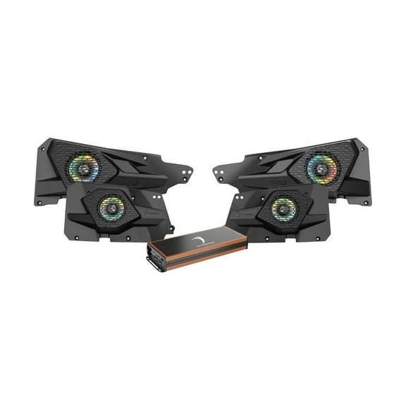 Diamond Audio MSRZRKD14 2014  RZR© 2DR / 4DR 6.5" 2-Way Power Sports All Weather Coaxial Speaker 4-Channel Full Range Class D Amplifier - MSRZRKD14