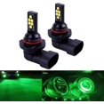 thumbnail image 1 of LAICAIW 2x HB3 H10 9005 9145 LED Fog Light Bulb Advanced 3030 SMD Bright Colorful Daytime Running DRL Lamp, Green, 1 of 7