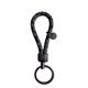 thumbnail image 1 of Billuyoard LLavero de cuerda tejida trenzada de cuero, bolso DIY encantador, colgante colgante, llavero exquisito, soporte para llavero de coche, joyería Artesanía Gris Bicolor 3.3*9 cm Billuyoard HA074021-17, 1 of 6