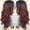 black,red1, variant on JINCBY Clearance,70CM Sexy Gradient Red Party Wigs Long Curly Hair Mixed Colors Synthetic Wig Gift for Women
