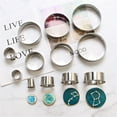 Ring Cookie Cutter 12Pcs Cookies Steel Handle Baking Circle With