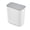 White 7L 26*15.6*22.8cm Stainless Steel Lid, variant on 1.8 Gallon Hanging Trash Can – Stainless Steel Lid Compost Bin for Under Sink, Cabinet Door, or Wall Mount – Food Waste Container for Kitchen, RV, Bathroom, Office – Grey