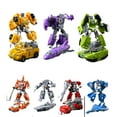 thumbnail image 6 of Transformer Robot 7-in-1 Tank Armored vehicle Warplane Shuttle Aircraft carrier Helicopter Assembled Fit Toy, 6 of 6