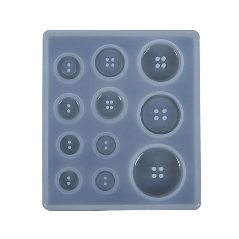 solacol Resin Molds Silicone Lets Resin Molds Silicone Resin Molds Diy  Silicone Mold Resin Button Diy Handmade Resin Mold with Hole Pendant Button