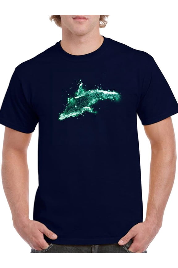 Dolphin Neon T-Shirt Men -Image by Shutterstock, Male Medium