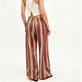 thumbnail image 4 of Stralyhd Wide Leg Pants Women Work High Waist Palazzo Pants 2026 Summer Trendy Trousers Pleated Loose Pant with Pockets Pink XL, 4 of 5